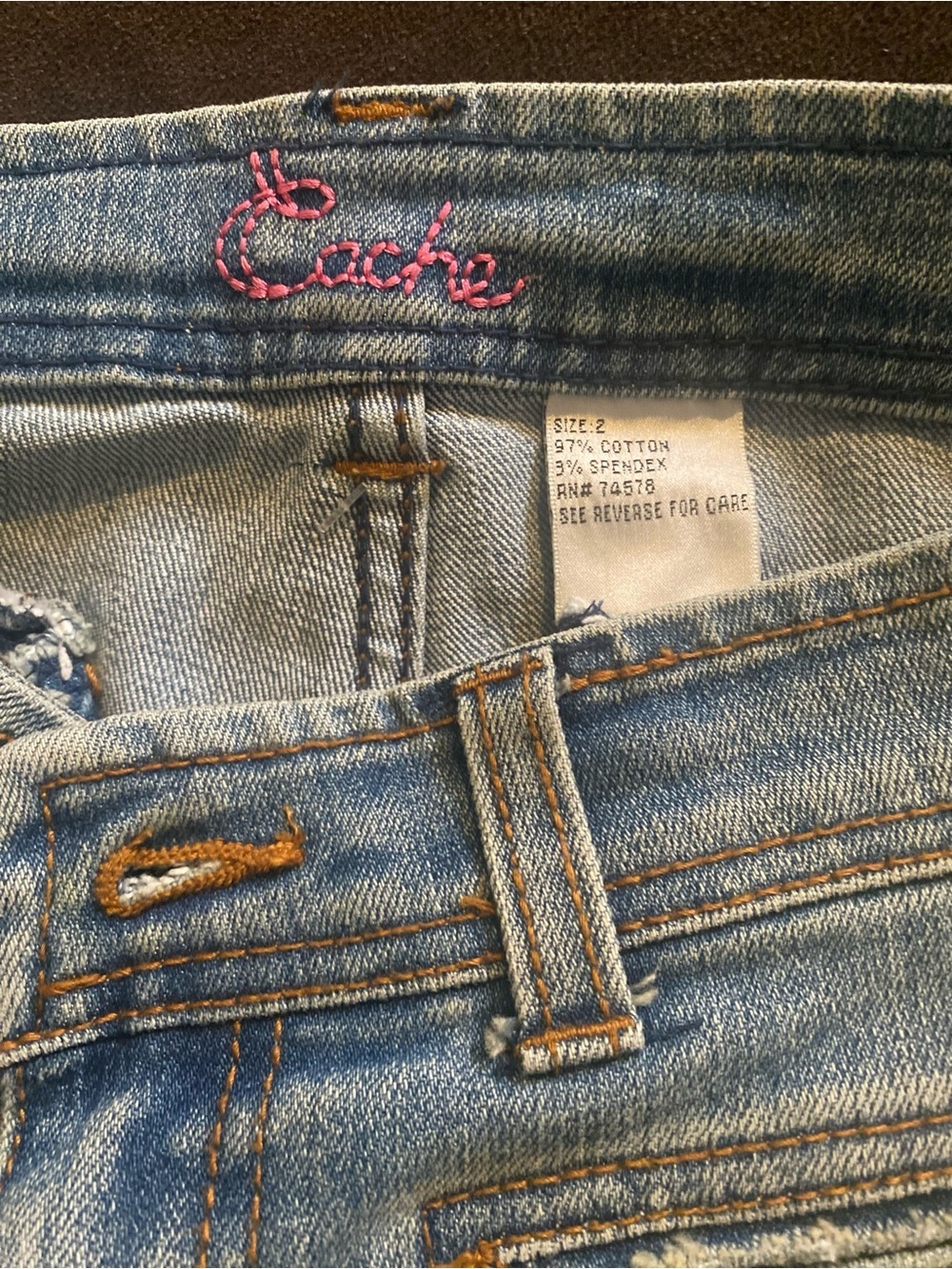 Cache Basic Denim Jeans - Picture 5 of 8